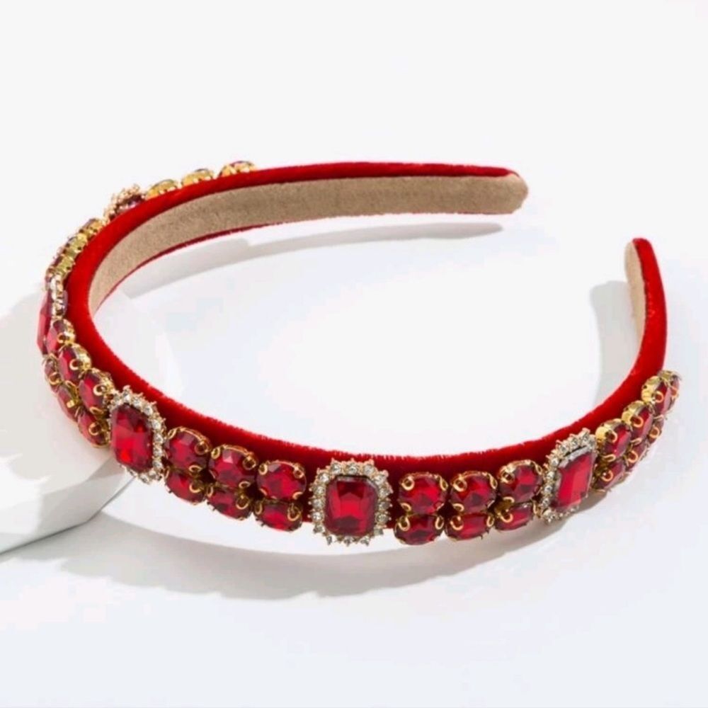Red Rhinestone Headband
